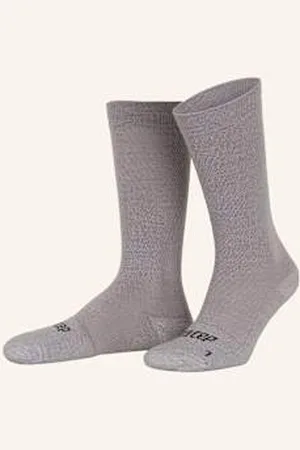 CEP Skarpety Flight Compression – Tall Z Wełną Merino grau