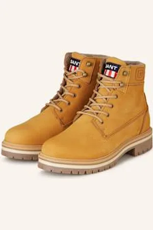 GANT Botki Sznurowane Palrock beige