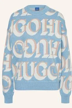 Hugo Blue Sweter Sestunni blau