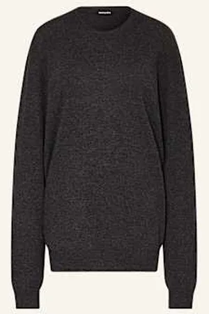 Black Palms Sweter Z Wełny Merino Z Dodatkiem Kaszmiru grau