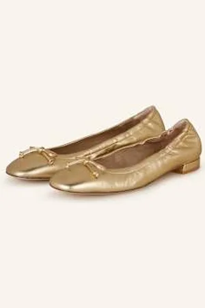 Stuart Weitzman Baleriny Bria gold