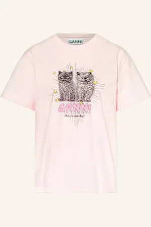 Ganni T-Shirt pink