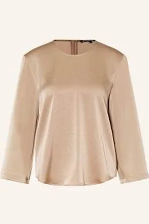 Luisa Cerano Bluzka Z Satyny beige