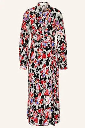 Diane von Furstenberg Sukienka Koszulowa Tori schwarz