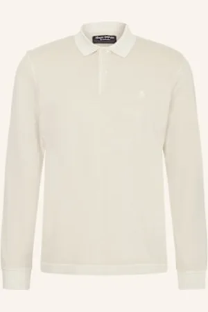 Marc O’ Polo Koszulka Polo Z Dżerseju beige