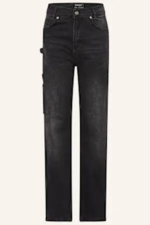 Blue Effect Jeansy Straight Worker Baggy Fit schwarz