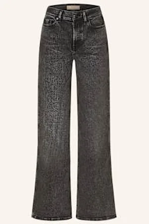 7 for all Mankind Jeansy Flare Lotta schwarz