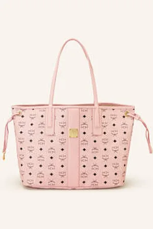 MCM Torba Shopper Liz Vi Z Saszetką rosa