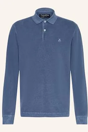 Marc O’ Polo Koszulka Polo Z Dżerseju Regular Fit blau