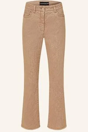 Luisa Cerano Jeansy Flared Easy Kick beige