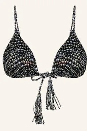 Vilebrequin Góra Od Bikini Trójkątna Pearl Luxe schwarz