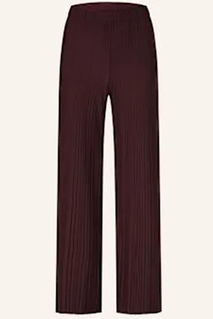 Gina Tricot Spodnie Plisowane Z Dżerseju rot