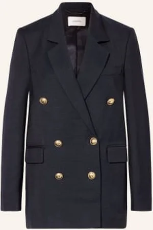 Dorothee Schumacher Długi Blezer Occasion Coolness blau