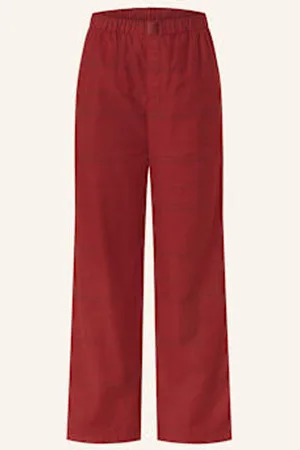 Calvin Klein Spodnie Od Piżamy Z Flaneli rot