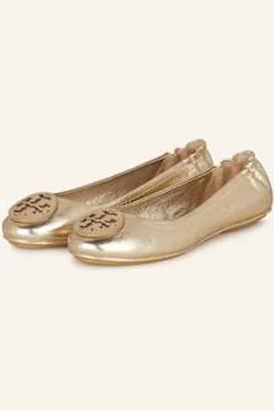 Tory Burch Baleriny Minnie gold