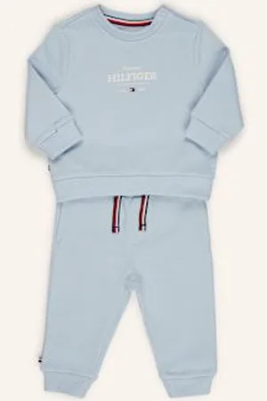 Tommy Hilfiger Zestaw: Zestaw: Bluza Nierozpinana I Spodnie Dresowe blau