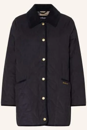Barbour Kurtka Pikowana Cornelia Ze Sztruksu blau