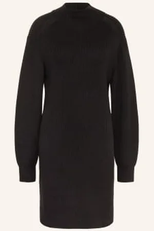 Barbour Sukienka Z Dzianiny Franchesca schwarz