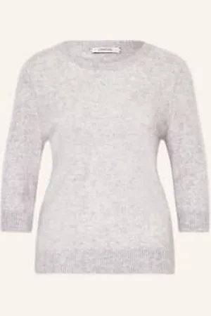 Dorothee Schumacher Sweter Z Kaszmiru Z Rękawem 3/4 grau