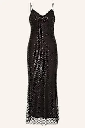 AllSaints Sukienka Chantelle Z Cekinami schwarz