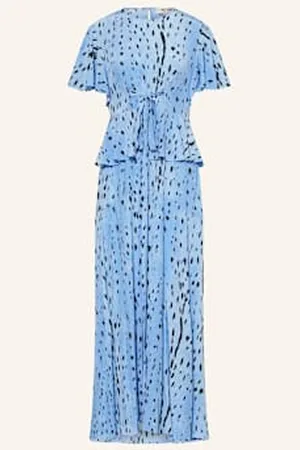 Diane von Furstenberg Sukienka Satynowa Levana blau