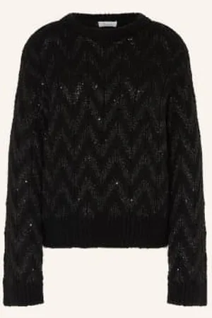 Princess goes Hollywood Sweter Z Cekinami schwarz
