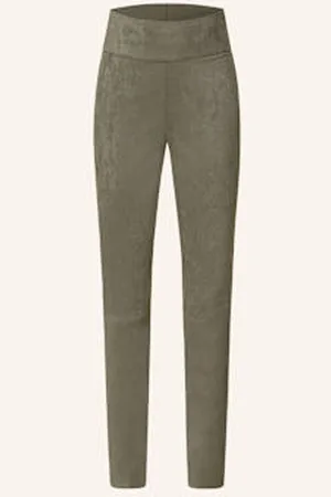 Juvia Legginsy Elena Z Imitacji Skóry gruen