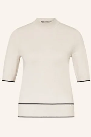 Luisa Cerano Dzianinowa Koszulka beige