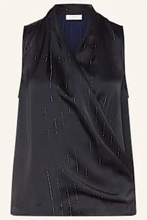 Dante 6 Top Satynowy Setia W Stylu Kopertowym schwarz