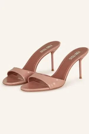 PARIS TEXAS Klapki Typu Mules Lidia beige