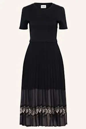Claudie Pierlot Sukienka Z Mieszanki Materiałów blau