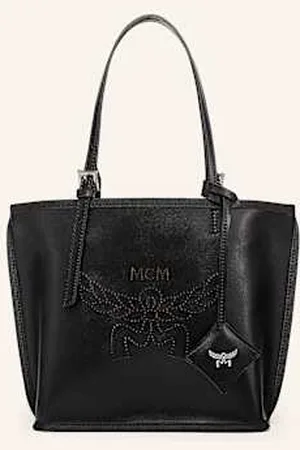 MCM Torba Shopper Himmel Mirium Mini Z Saszetką schwarz