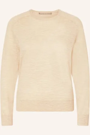 The Mercer Sweter Z Wełny Merino beige