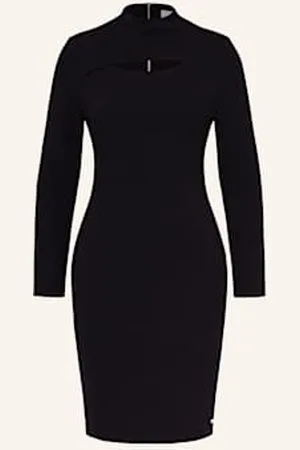Calvin Klein Sukienka Etui Z Wycięciem schwarz