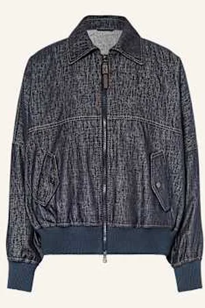 Brunello Cucinelli Bluzon Jeansowy blau