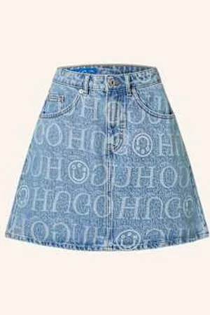 Hugo Blue Spódnica Jeansowa Gami blau