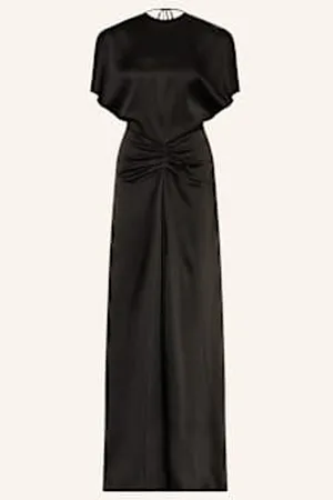 Victoria Beckham Sukienka Koktajlowa Z Satyny schwarz