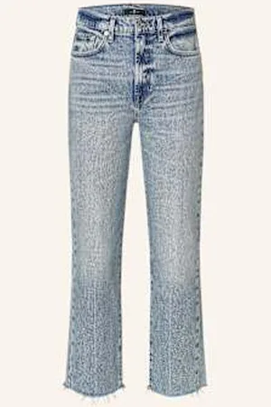 7 for all Mankind Jeansy 7/8 Logan Stovepipe blau
