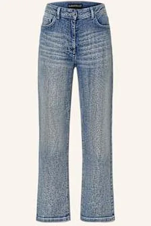Luisa Cerano Jeansy Straight weiss
