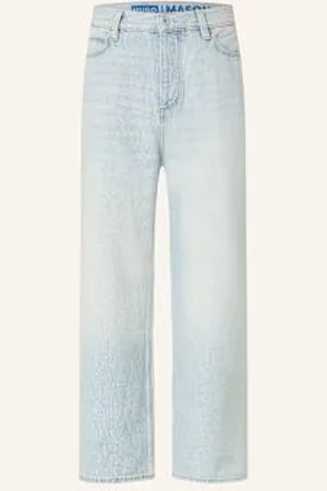 Hugo Blue Jeansy Mason Loose Baggy Fit blau