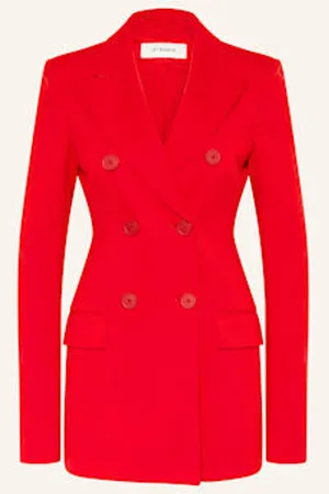 Sportmax Długi Blezer Frizzo rot