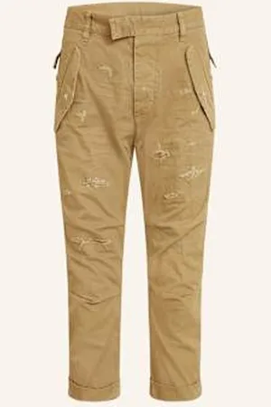 Dsquared2 Spodnie 3/4 beige