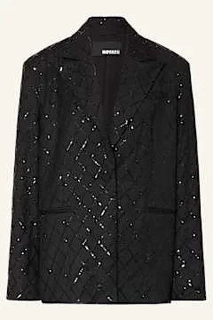 ROTATE Blezer Oversize Z Cekinami schwarz