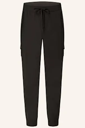 HUGO BOSS Spodnie Comflex W Stylu Dresowym Tapered Fit schwarz