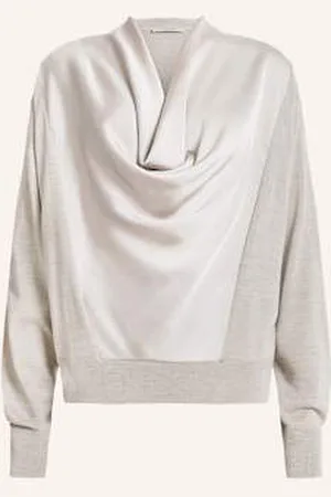 AllSaints Sweter Myra Z Mieszanki Materiałów braun