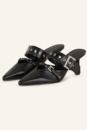 HUGO BOSS Klapki Typu Mules Katniss schwarz