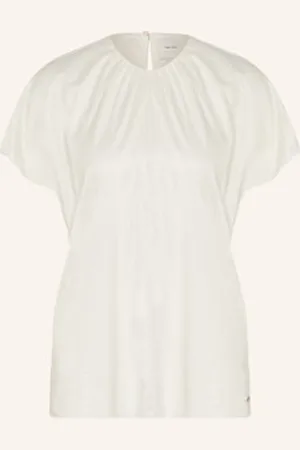Calvin Klein Bluzka Z Satyny weiss