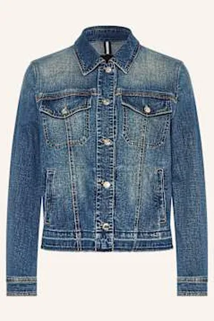 Marc Cain Kurtka Jeansowa blau