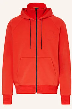 HUGO BOSS Bluza Rozpinana Snuggel rot