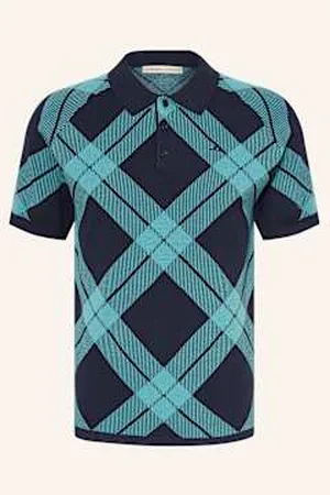 J Lindeberg Koszulka Polo Z Dzianiny blau